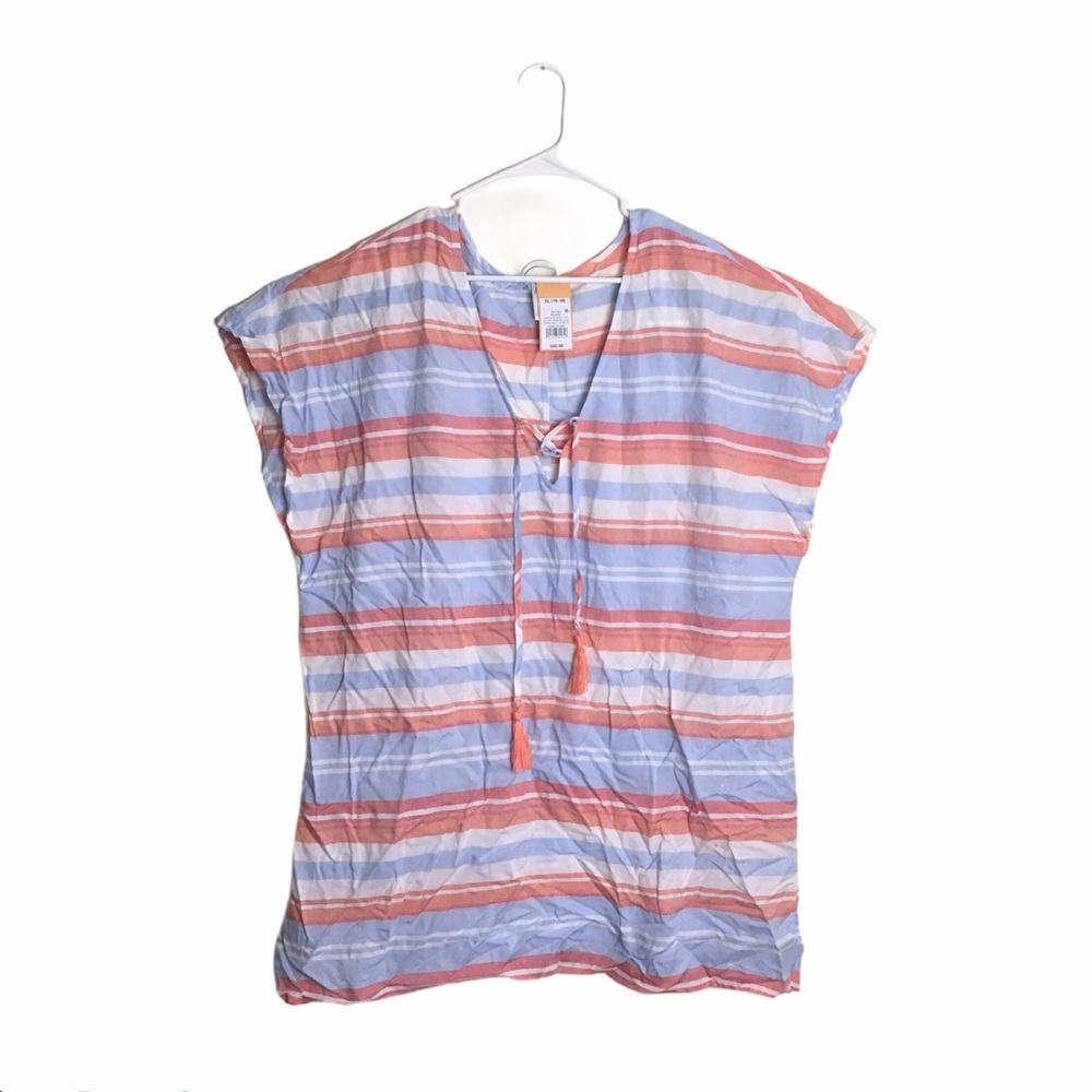 Women's Tie-Front Cover Up Dress  NWT